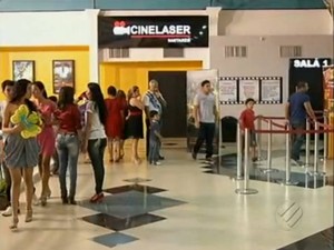 Jovem ameaçou matar todas as pessoas que fossem ao cinema em Santarém.  (Foto: Reprodução/TV Liberal)