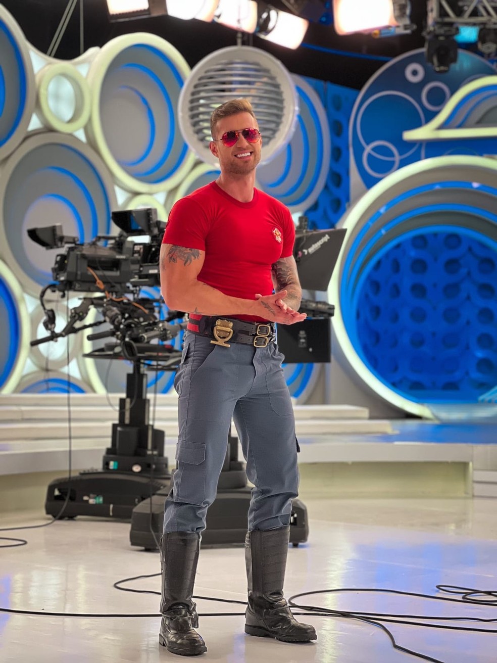 Yuri Bonotto, o' bombeiro da Eliana' — Foto: Divulgação