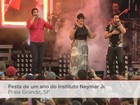 Festa do Instituto Neymar Jr. reúne mais de 5 mil pessoas e muita música