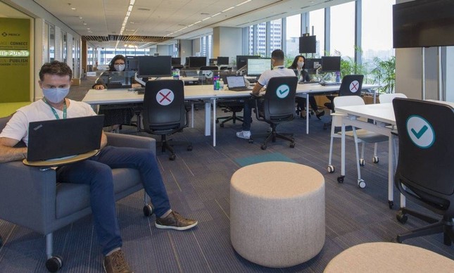 Ambiente corporativo da MSD Farmacêutica
