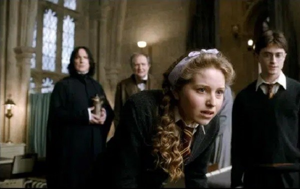 Jessie Cave em 'Harry Potter' (Foto: Reprodução)