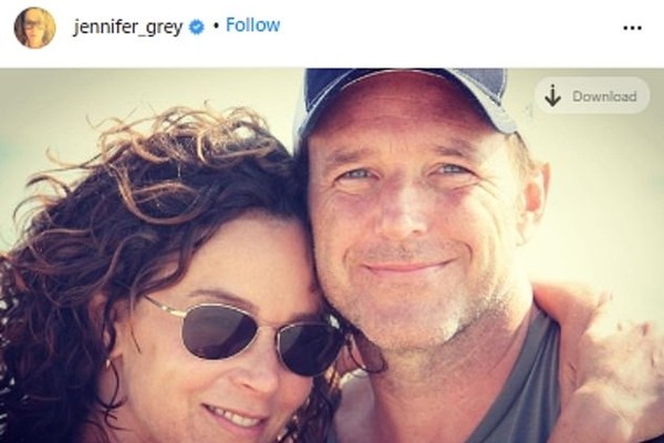 Jennifer Grey e Clark Gregg  (Foto: Reprodução Instagram )