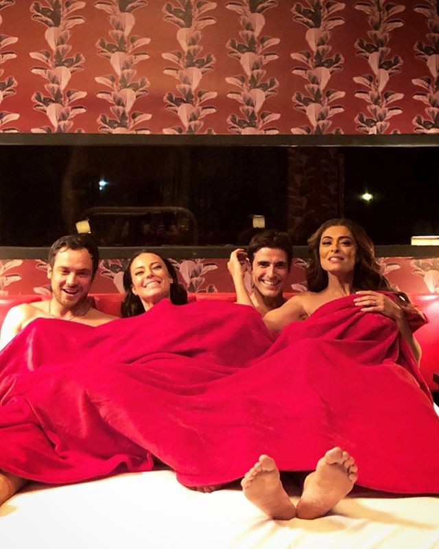 Sérgio Guizé, Paolla Oliveira, Reynaldo Gianecchini e Juliana Paes (Foto: Reprodução / Instagram)