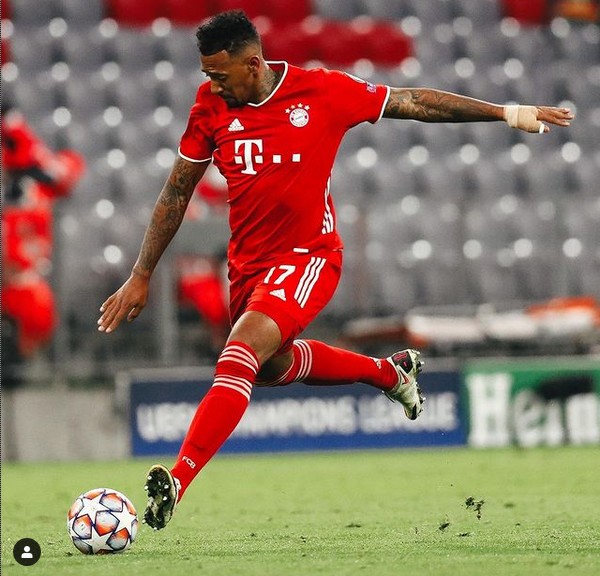 Jerome Boateng em ação pelo Bayern de Munique (Foto: Instagram)