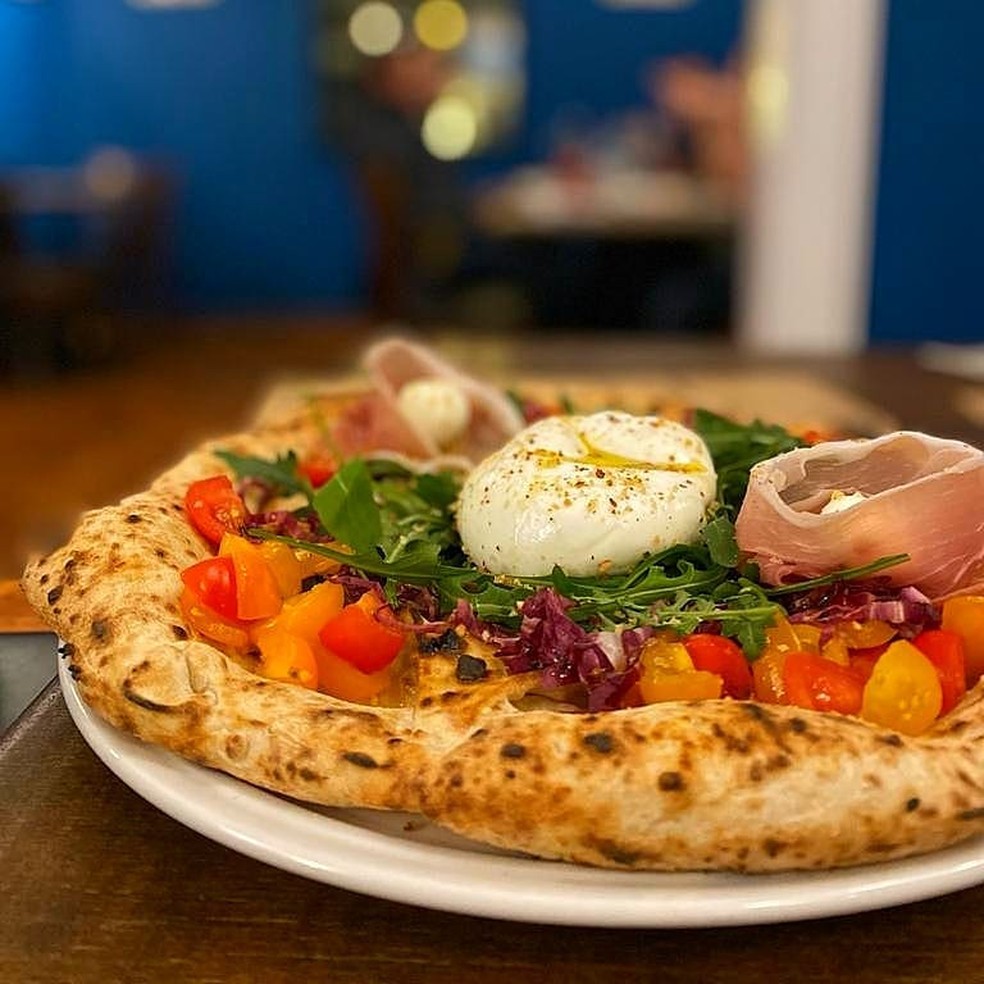 Pizza da Leggera Pizza Napoletana — Foto: Reprodução/ Instagram