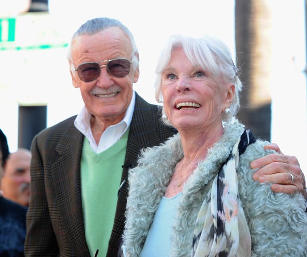 Stan Lee e Joan Lee (Foto: Getty Images)