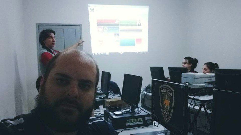Eugênio Bortoluzi, policial civil da Paraíba que desenvolvou sistema 'PolOffice' para otimizar atendimento e ação das policias no Brasil (Foto: Eugênio Bortoluzi/Arquivo Pessoal)