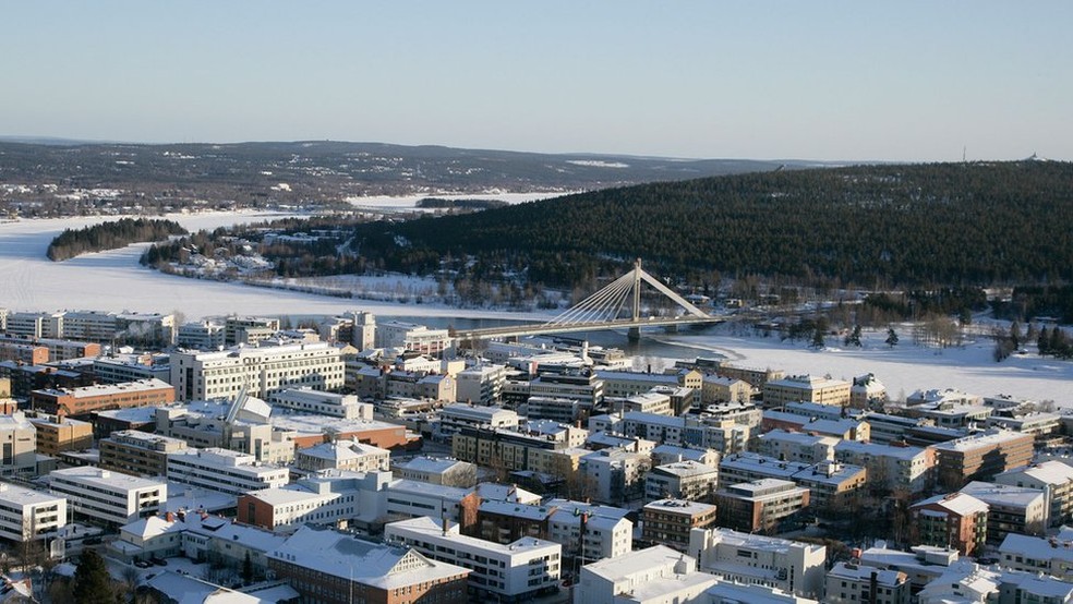 Atualmente, cerca de 500 mil pessoas por ano visitam Rovaniemi, município de 63 mil habitantes — Foto: Visit Rovaniemi/Divulgação