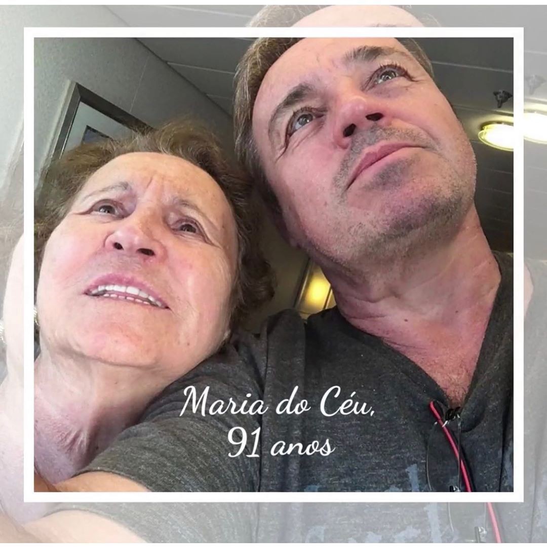 Redes sociais de Gugu Liberato fazem homenagem para dona Maria do Céu (Foto: Reprodução/Instagram)