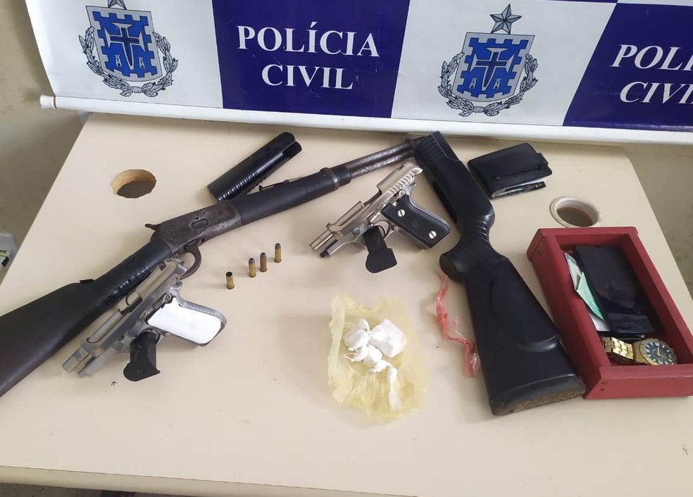 Homem morre em confronto com policiais no recôncavo da Bahia — Foto: Divulgação/Polícia Civil