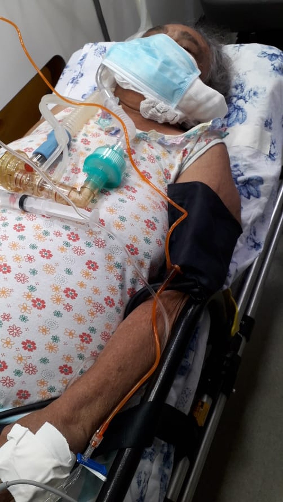 Segundo a família, quadro de Iraci é considerado grave — Foto: Cedida