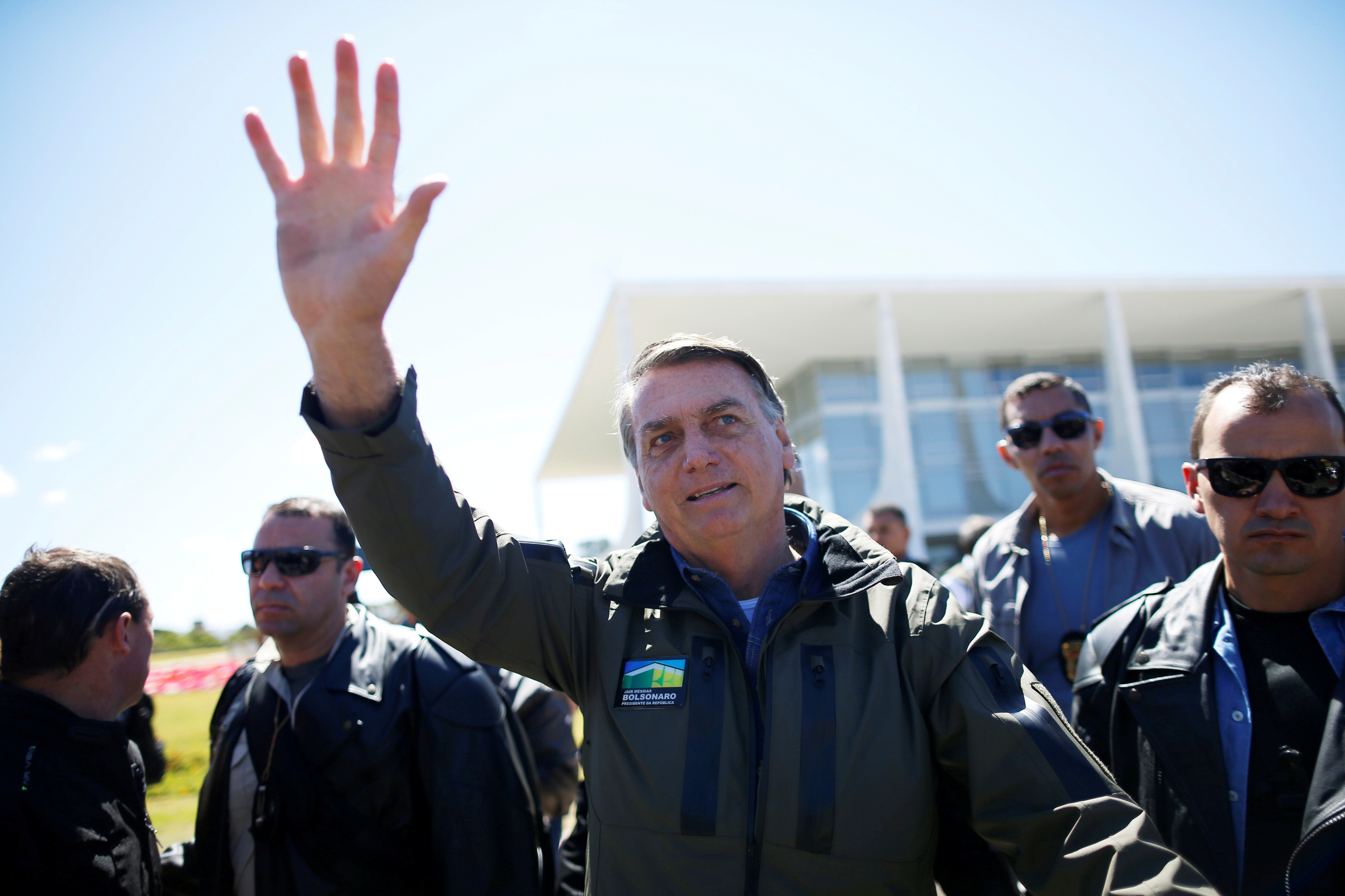 Presidente Jair Bolsonaro em Brasília (Foto: REUTERS/Adriano Machado)