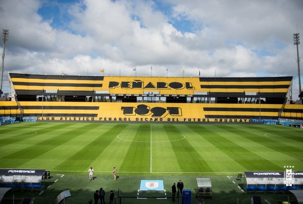 Estádio do Peñarol onde o Flamengo vai realizar os treinos no Uruguai — Foto: Reprodução site oficial