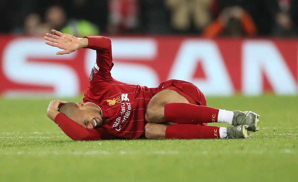 Fabinho Liverpool lesão — Foto: Reuters