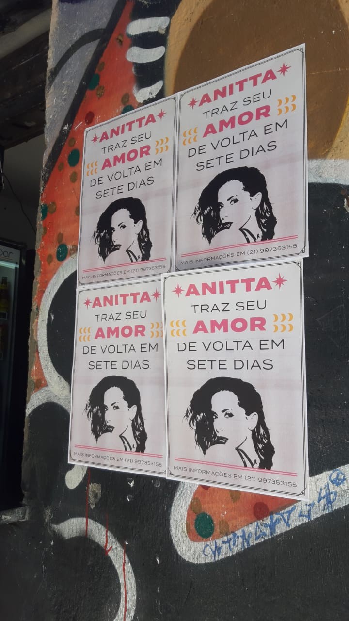 Cartazes Anitta (Foto: Divulgação)