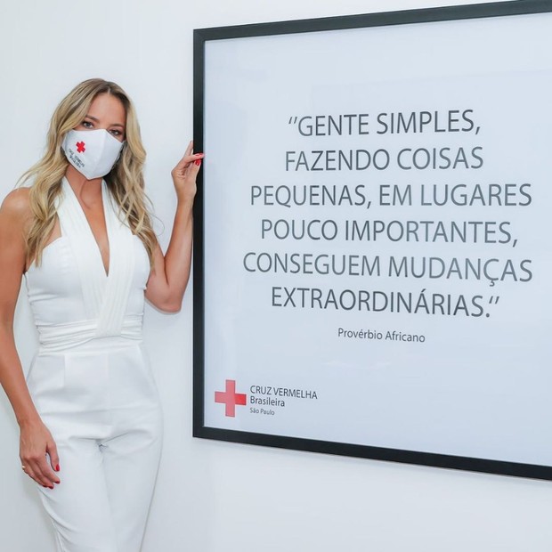 Ticiane Pinheiro é nomeada embaixadora da Cruz Vermelha (Foto: Brazil News)