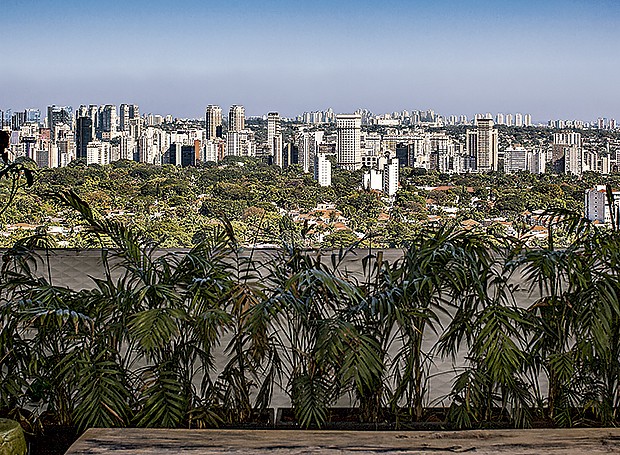 Vista para o Jardim Paulistano (Foto: Gui Morelli/Editora Globo)