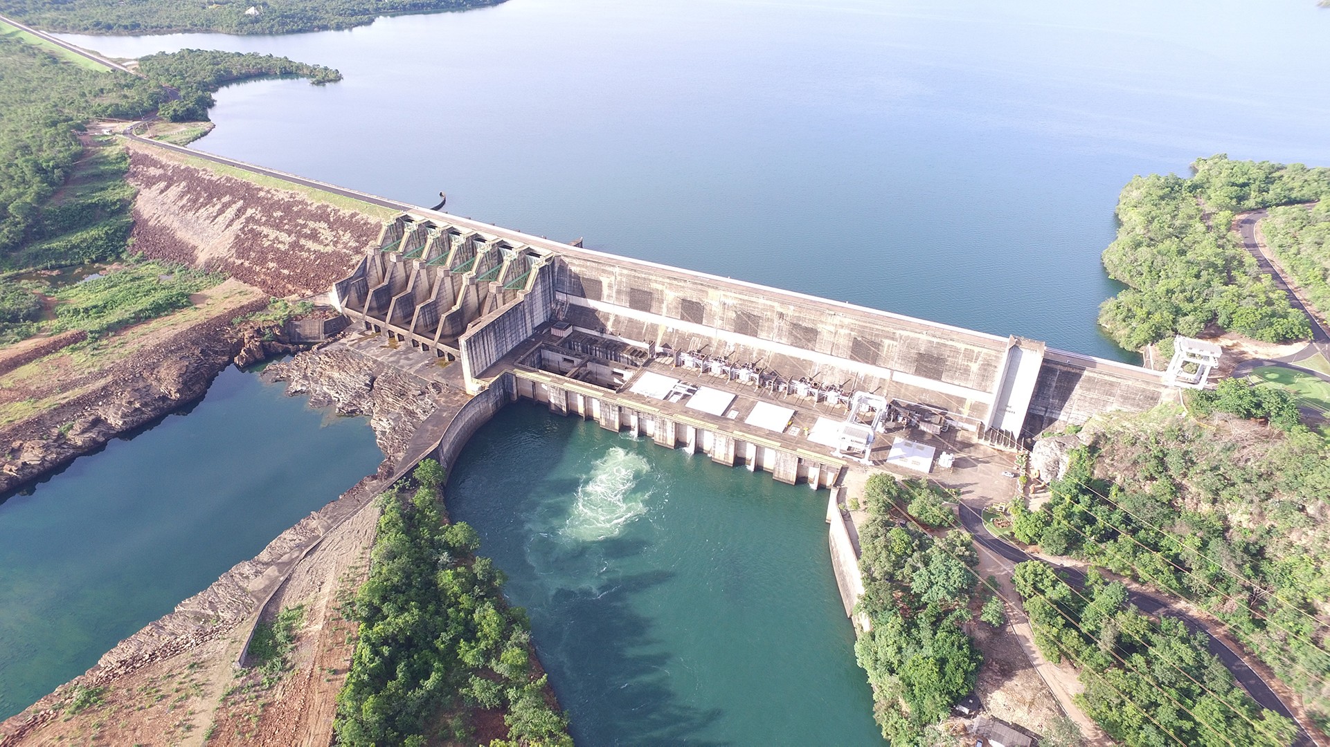 A ENGIE é hoje a maior geradora privada de energia. Na foto, a Usina Hidrelétrica Jaguara, em Rifaina (SP) (Foto: Divulgação)