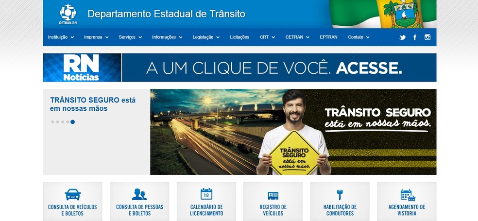 Detran disponibiliza renovação e expedição de segunda via 