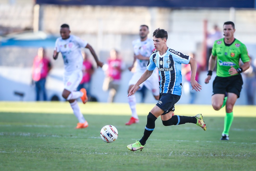 Zinho, atacante do Grêmio — Foto: Lucas Uebel/Grêmio