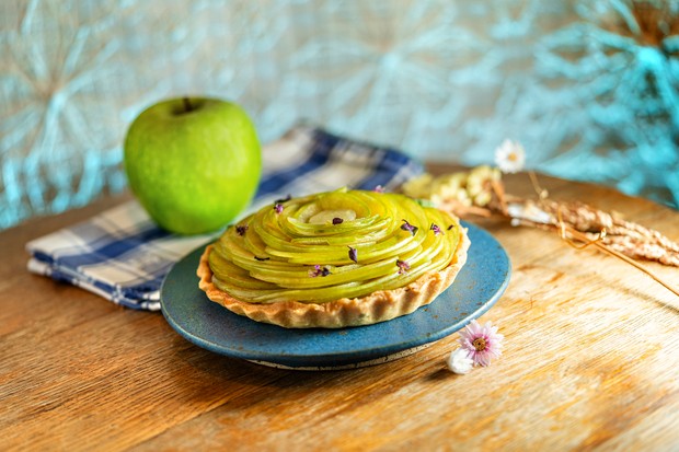 Tortinha de maçã Granny Smith e mel (Foto: Tadeu Brunelli)