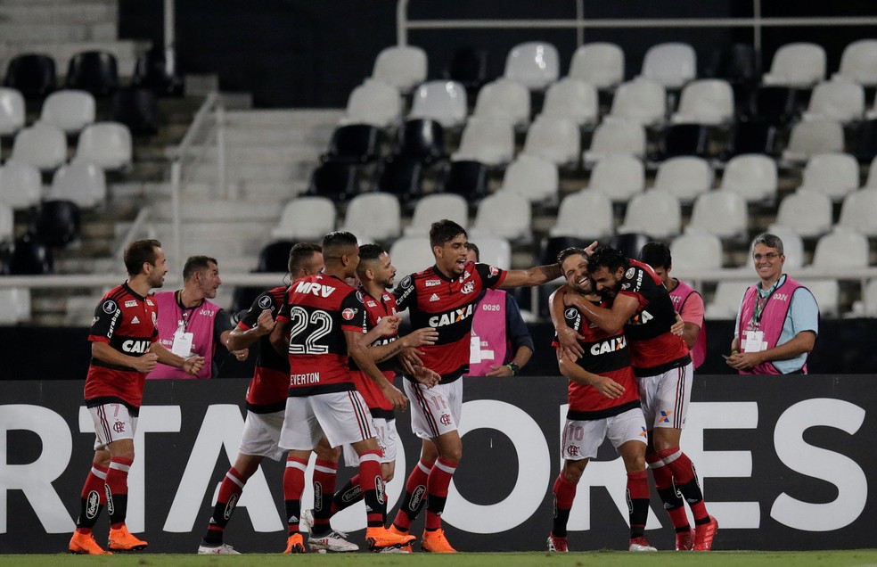 Fla já jogou sem público contra o River Plate no Nilton Santos (Foto: REUTERS/Ricardo Moraes)