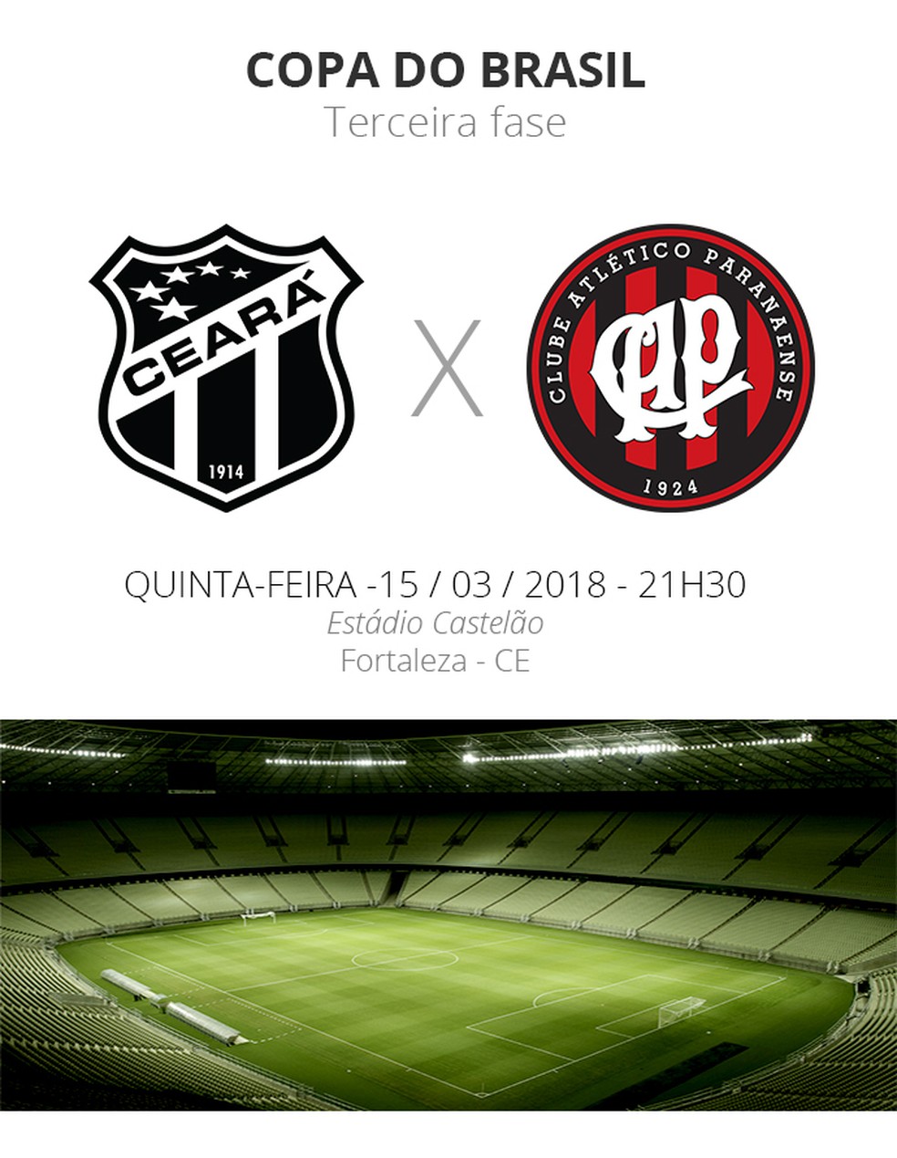 Terceira Fase Tudo O Que Voce Precisa Saber De Ceara X Atletico Pr Na Copa Do Brasil Copa Do Brasil Ge