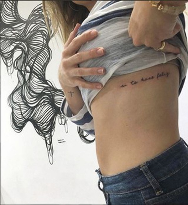Em meio a separação, Fernanda fez uma tatuagem (Foto: Reprodução/Instagram)