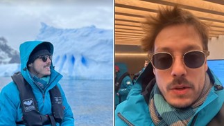 Porchat mostrou, no Instagram, fotos de sua viagem à Antártica — Foto: Reprodução/Instagram