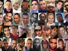 Montagem mostra 38 das 49 vítimas do ataque em boate gay de Orlando