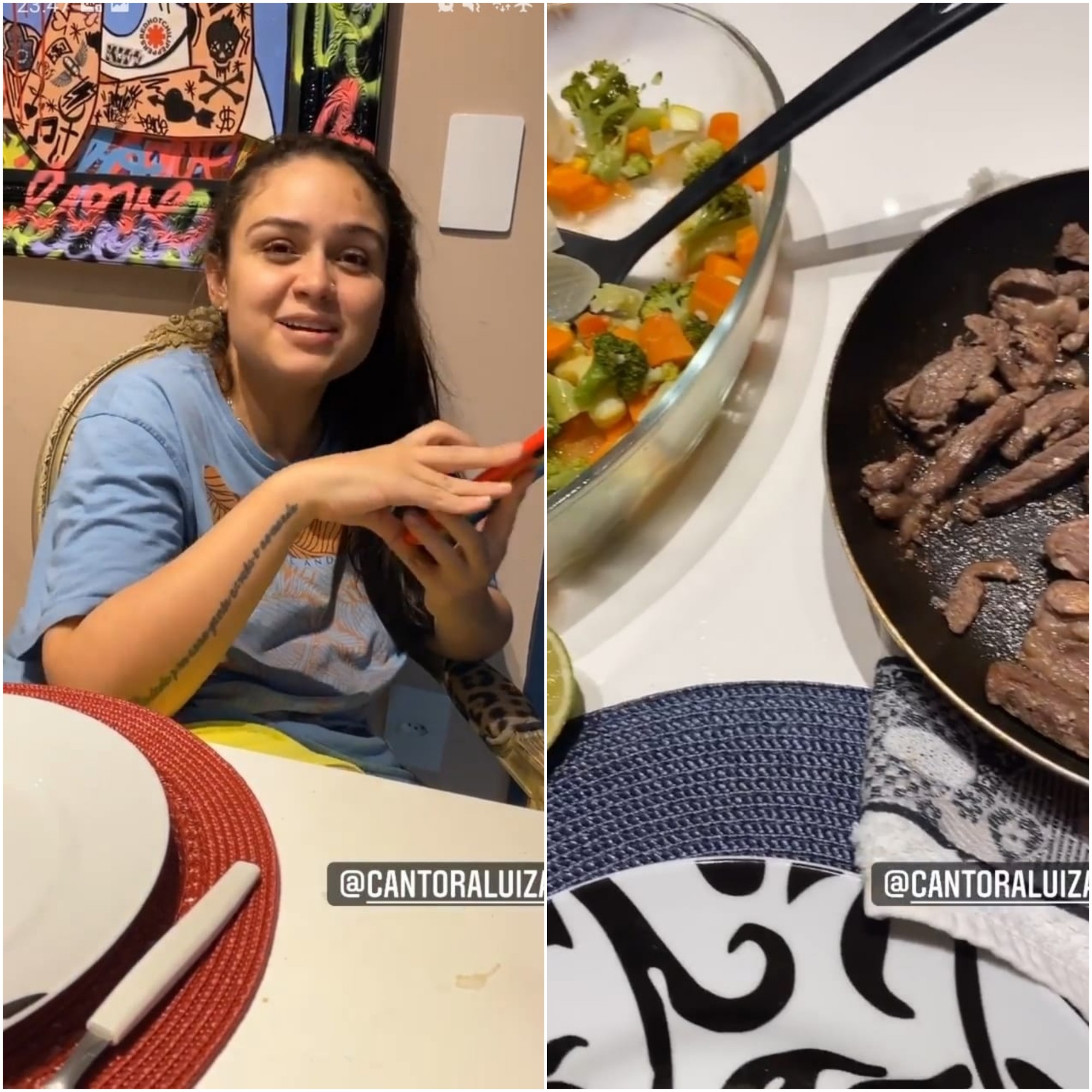 Em vídeo compartilhado no Instagram, Marcela McGowan se derrete por namorada por jantar a dois (Foto: Reprodução/Instagram)