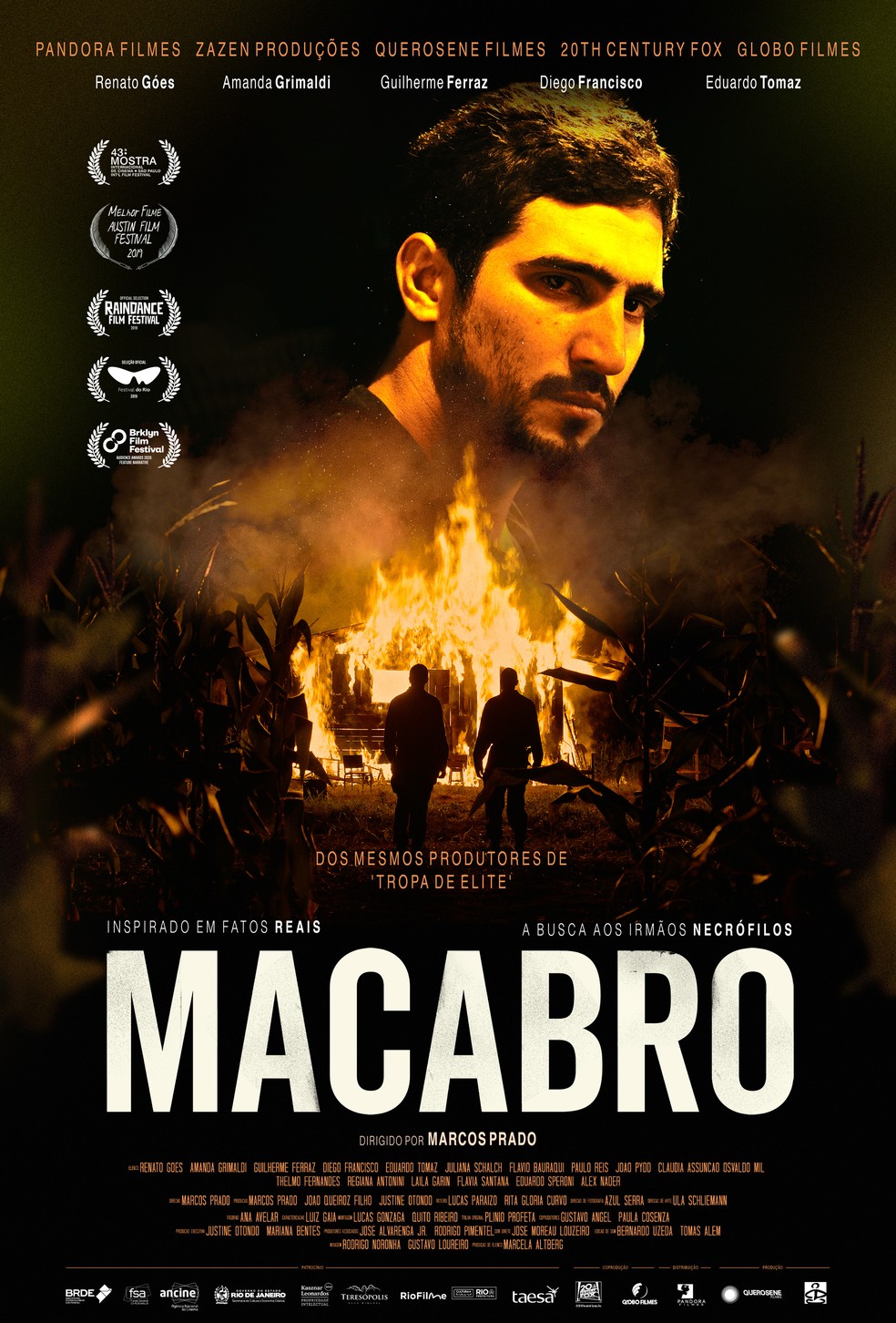 Macabro&#39;, filme de suspense com Renato Góes, estreia dia 28 em drive-in;  veja novo trailer | Cinema | G1