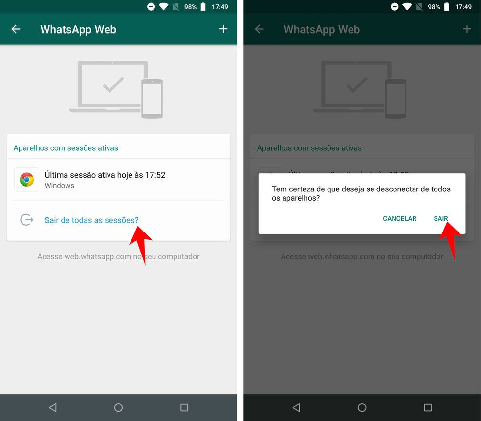 Como Usar O Whatsapp Web No Celular Mobile Ios Android Ggames 5635