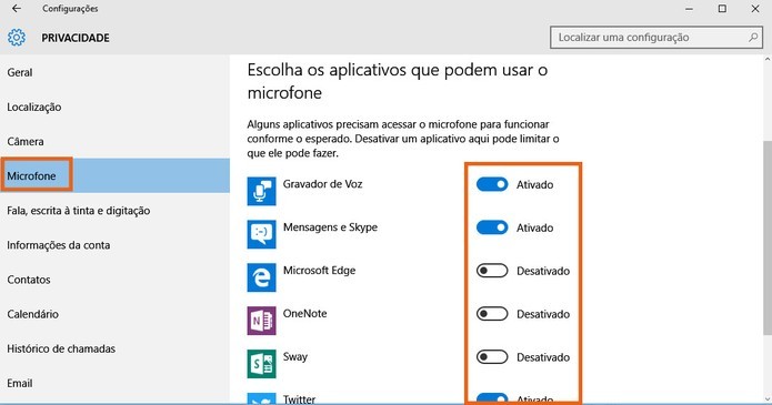 Como Ativar E Desativar Webcam E Microfone No Pc Com Windows 10 Dicas E Tutoriais Techtudo Como tirar a notificação do whatsapp web. desativar webcam e microfone no pc