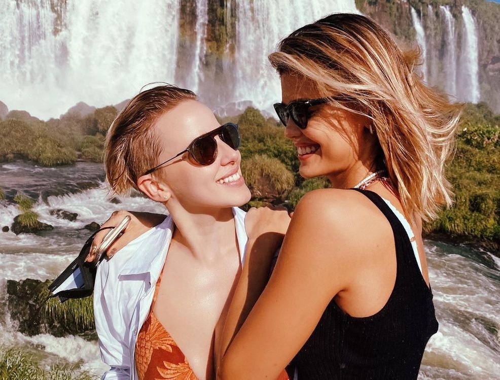 Marcella Rica e Vitória Strada nas Cataratas do Iguaçu (Foto: Reprodução/Instagram)