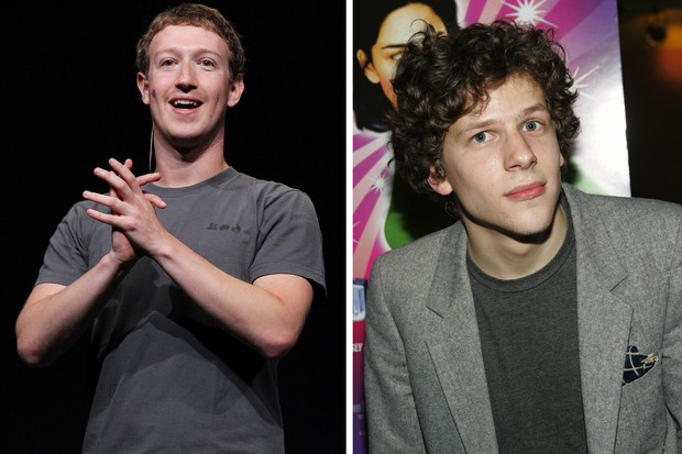Mark Zuckerberg e Jesse Eiseinberg (Foto: Justin Sullivan e Thos Robinson/Getty Image)