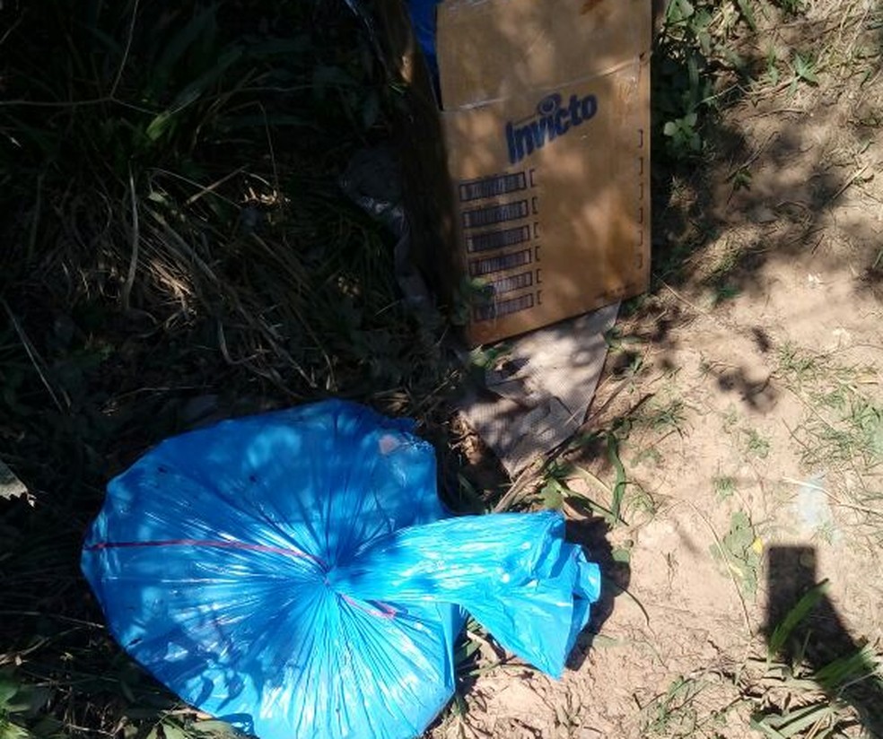 Local onde foram encontrados os corpos em Novo Hamburgo (Foto: Divulgação/Polícia Civil)