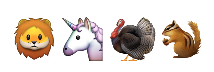 Novos emojis de animais no WhatsApp para Android (Foto: Reprodução/Emojipedia)