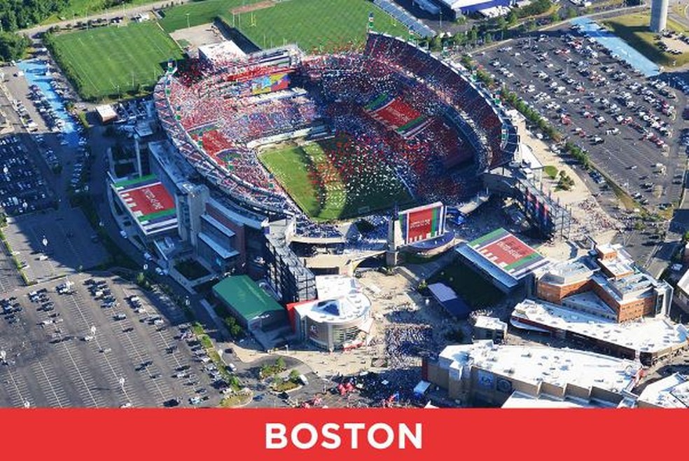 Estádio de Boston pode receber jogos da Copa do Mundo de 2026 (Foto: Divulgação)