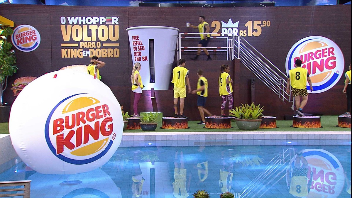 Prova de Imunidade Burger King completa 1 hora | casa bbb ...