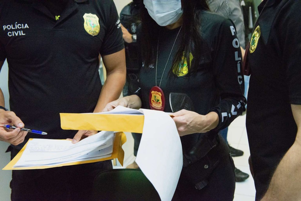 Polícia Civil do Ceará prendeu homem com conteúdo pornográfico envolvendo crianças e adolescentes. — Foto: Polícia Civil/Divulgação