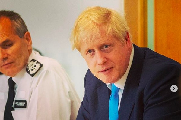 O primeiro-ministro britânico Boris Johnson (Foto: Instagram)