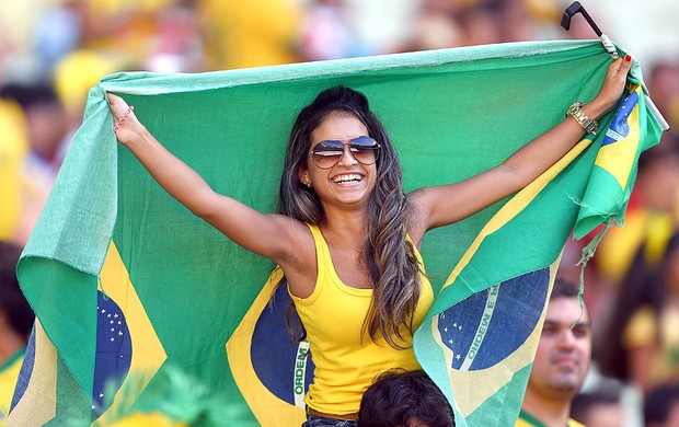 torcida Brasil Castelão jogo (Foto: Getty Images)