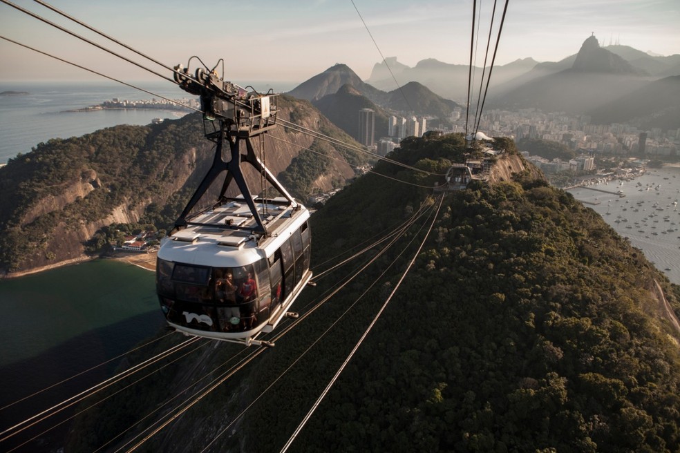 Bondinho Pão de Açúcar suspende atividades devido à pandemia de coronavírus — Foto: Divulgação