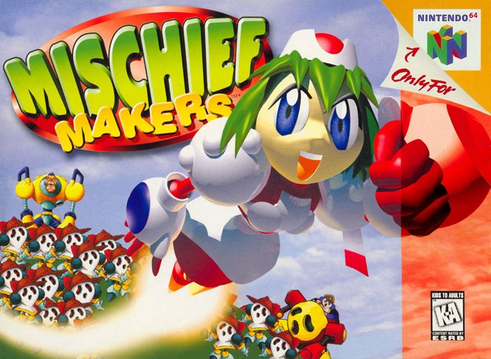 Mischief Makers se destacou em 2D em meio a outros jogos 3D (Foto: Reprodução/GamesDBase)