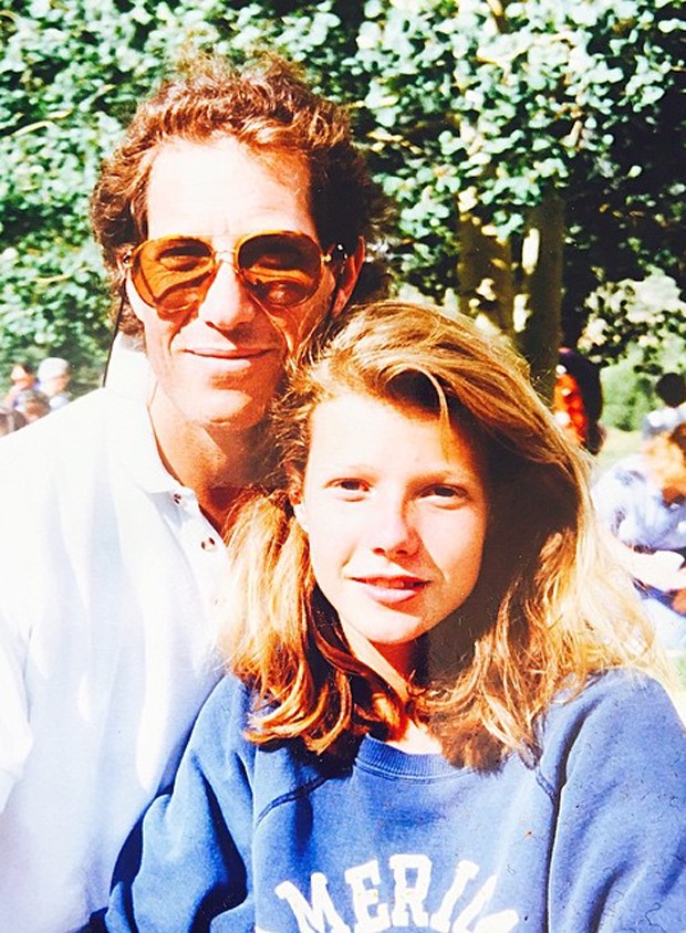 Gwyneth Paltrow e o pai, Bruce Paltrow (Foto: Reprodução/Instagram)