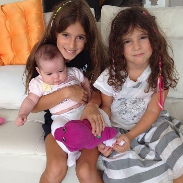 Vera Viel relembrou um clique das filhas novinhas (Foto: reprodução/ instagram)