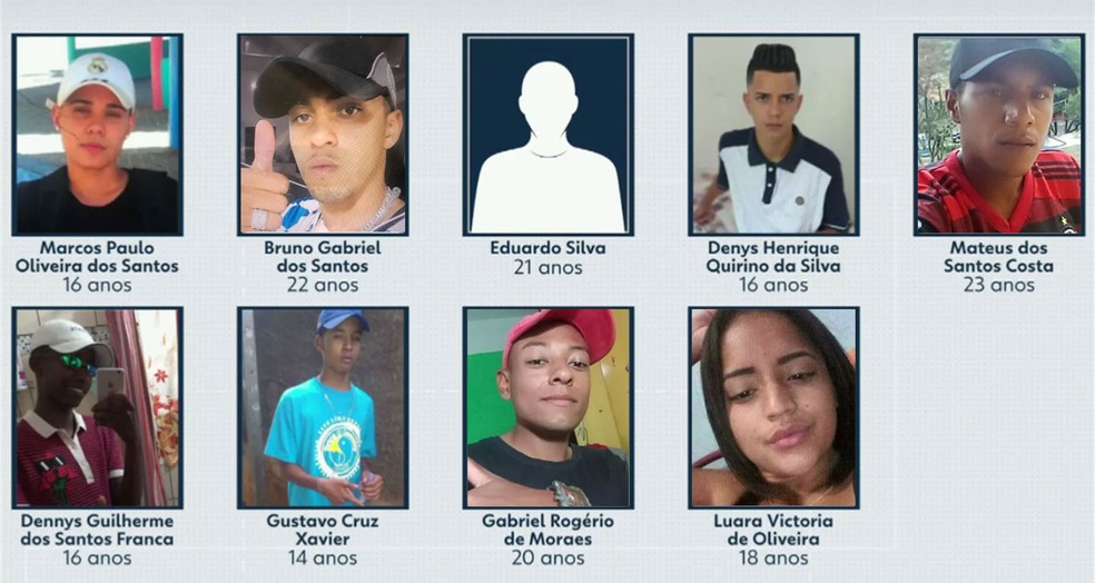 Veja quem são os mortos em Paraisópolis — Foto: TV Globo/Reprodução
