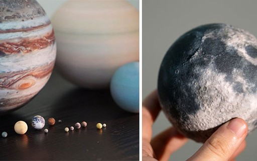 Artista Recria Sistema Solar Com Modelos 3d Que Cabem Na Mao Revista Galileu Espaco