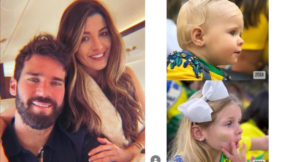 Natália Becker mostra antes e depois da filha nas Copas de 2018 e 2022
